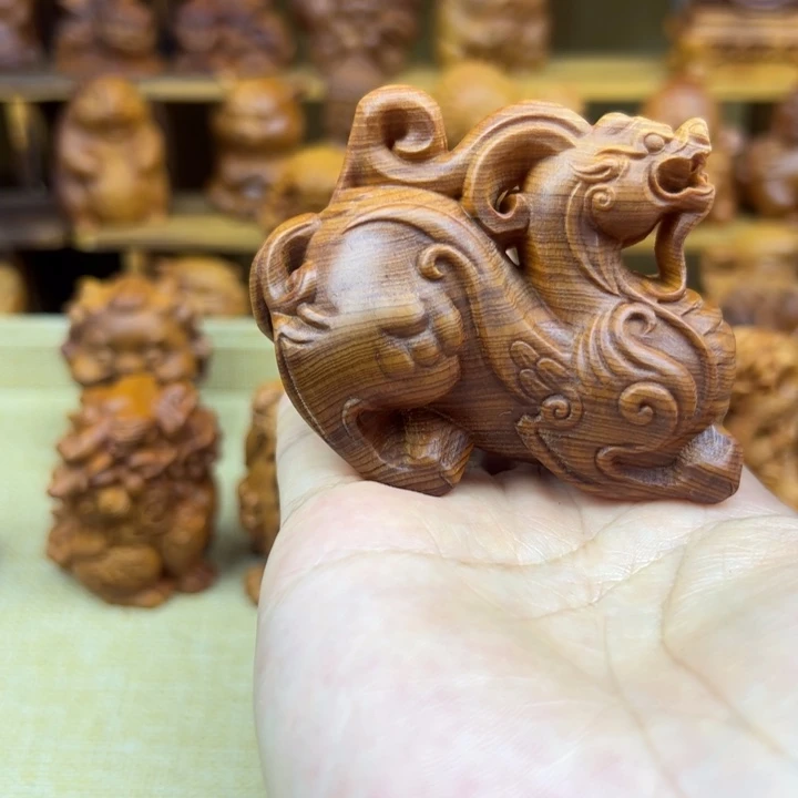 万***新柏木（崖柏）崖柏手把件