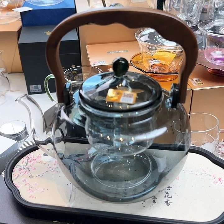 禾器烟灰色山雅壶