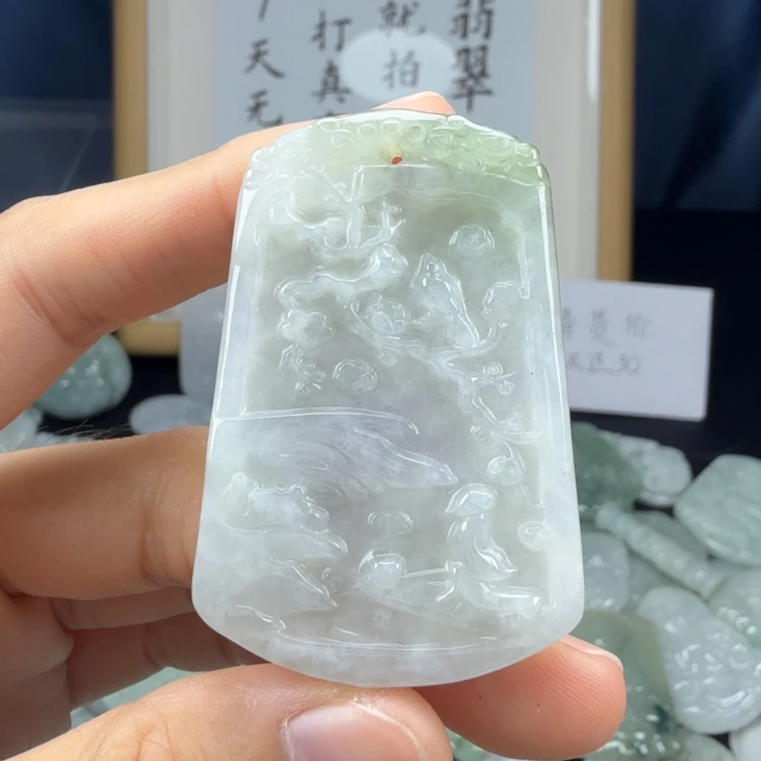 颈饰未镶嵌翡翠翡翠