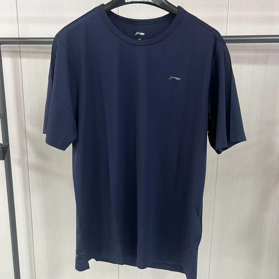 (B品以-直播展示为准)李宁健身男子休闲短袖微瑕疵无吊牌ATSH303