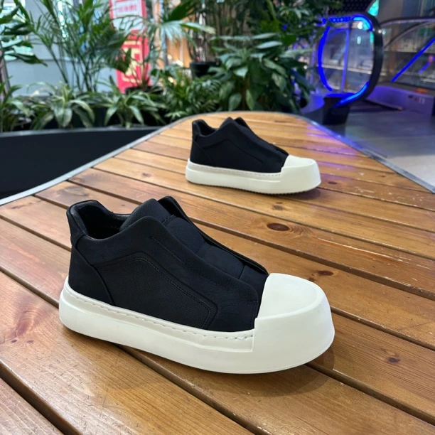 （棉鞋）冬季加绒棉鞋圆头防滑一脚蹬板鞋秋季休闲板鞋懒人鞋时尚运