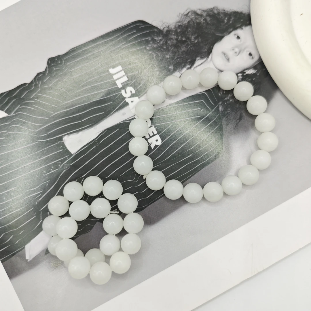 天然和田玉 山羊奶白手串 H332 多样性发货拍一发一