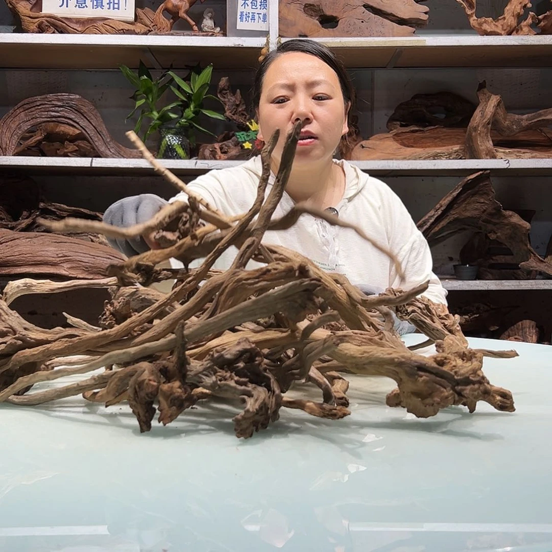 魔***泪紫砂紫柚沉木不包损不包秒沉介意慎拍玲珑木枝条8638