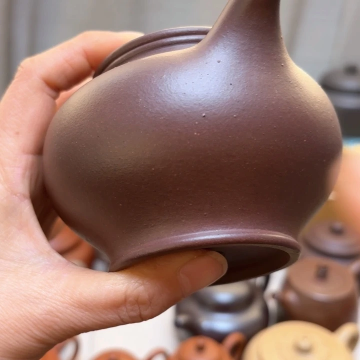 紫砂茶壶黄龙山四底全手工微瑕
