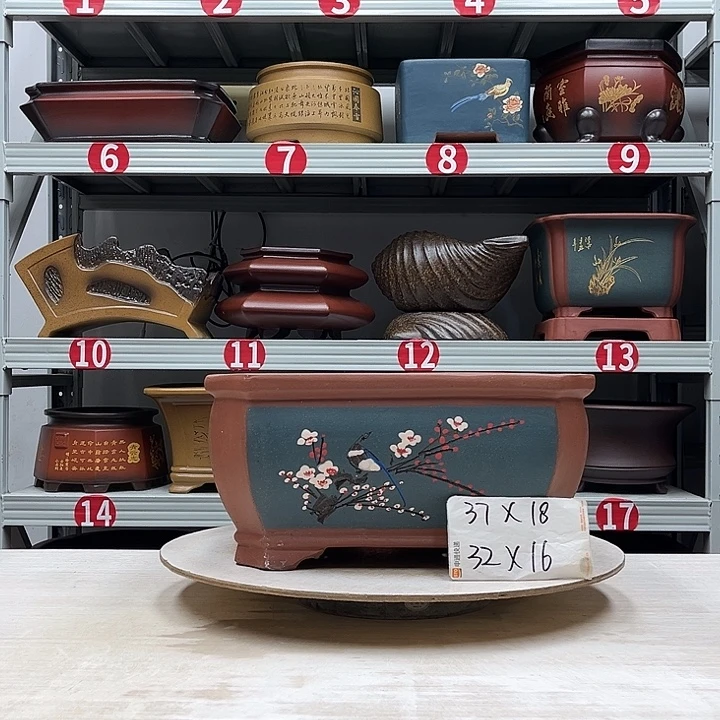 紫砂花盆紫砂花盆