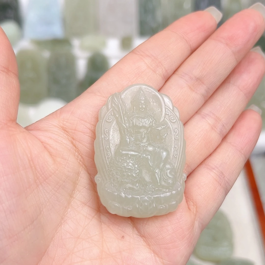 颈饰未镶嵌和田玉二**胖