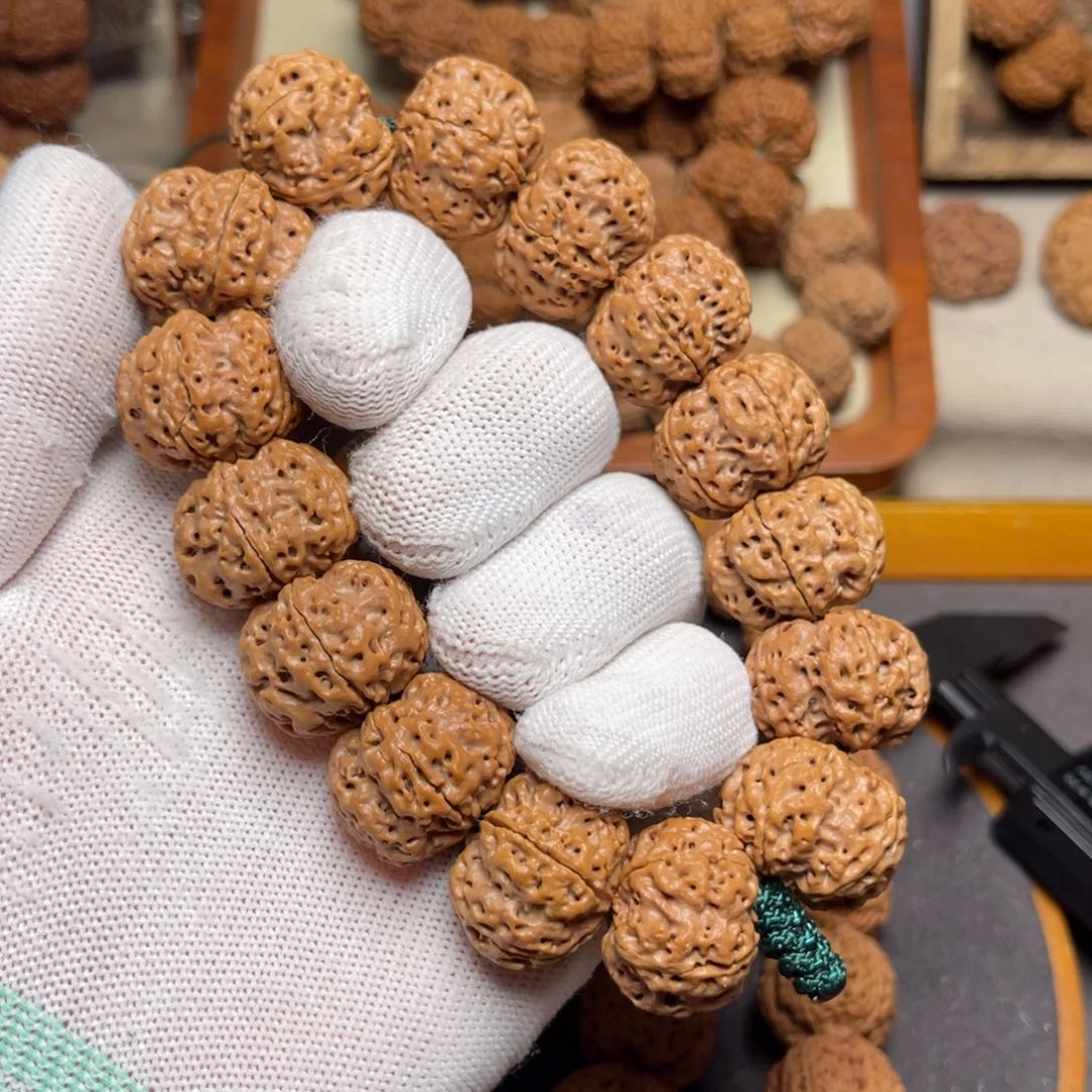 金刚菩提手串梆****拳古龙雪山梅花双龙23尺