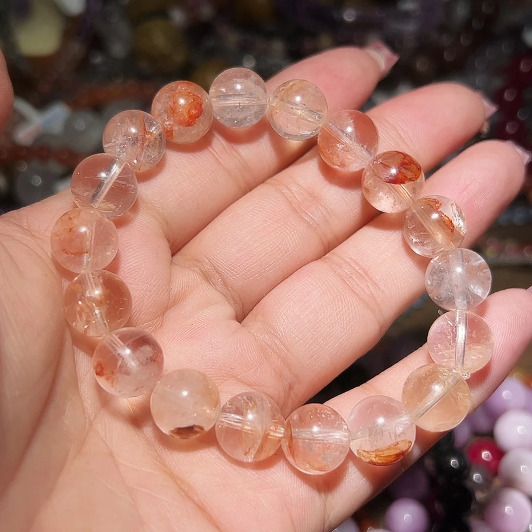 水晶手链未镶嵌胶花水晶手链