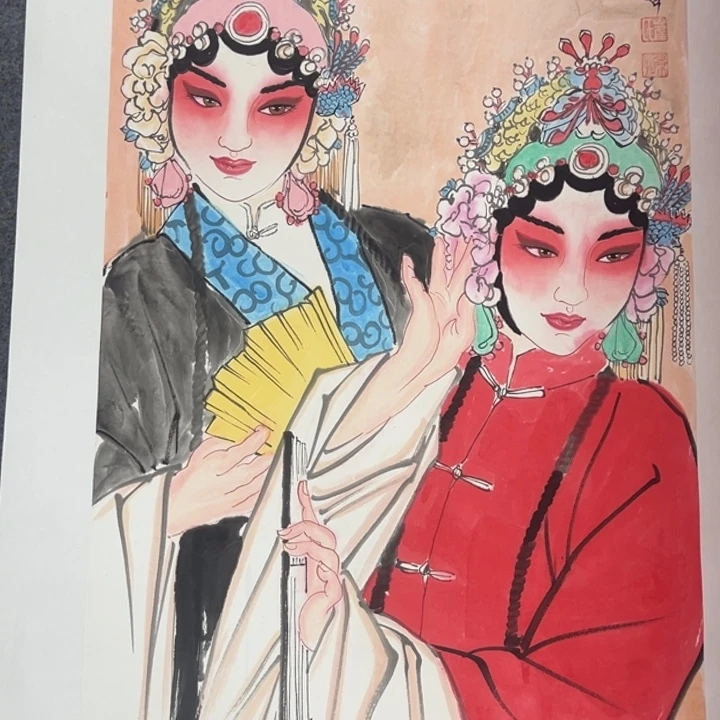 横款聚义书画艺术作品