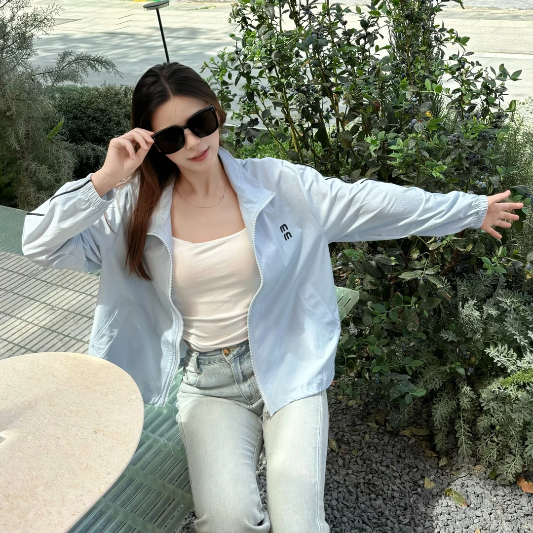 休闲外套女夏季爆款2025新款防晒衣轻薄透气防晒时尚炸街防晒衣女