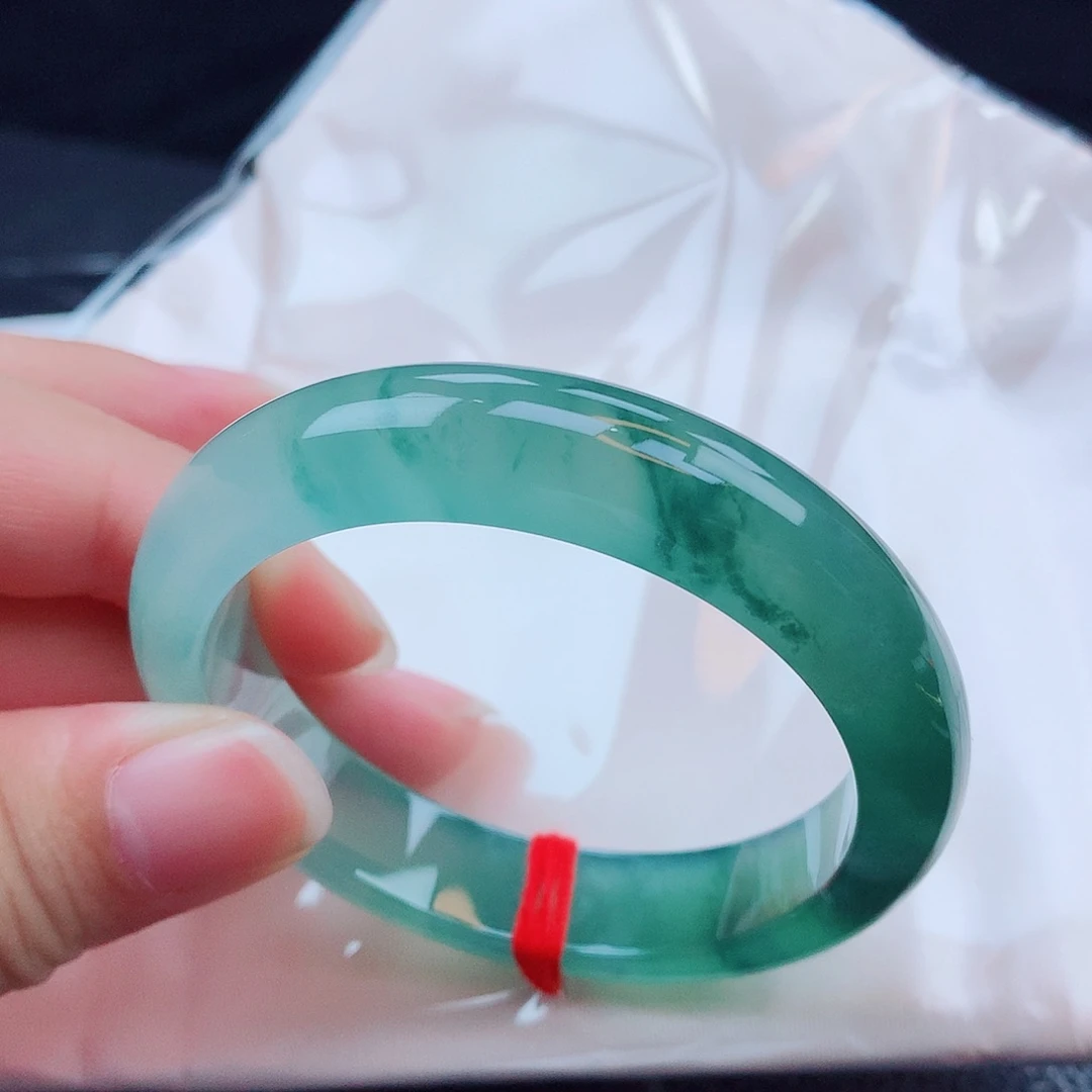 翡翠手镯未镶嵌天然缅甸翡翠A货手镯