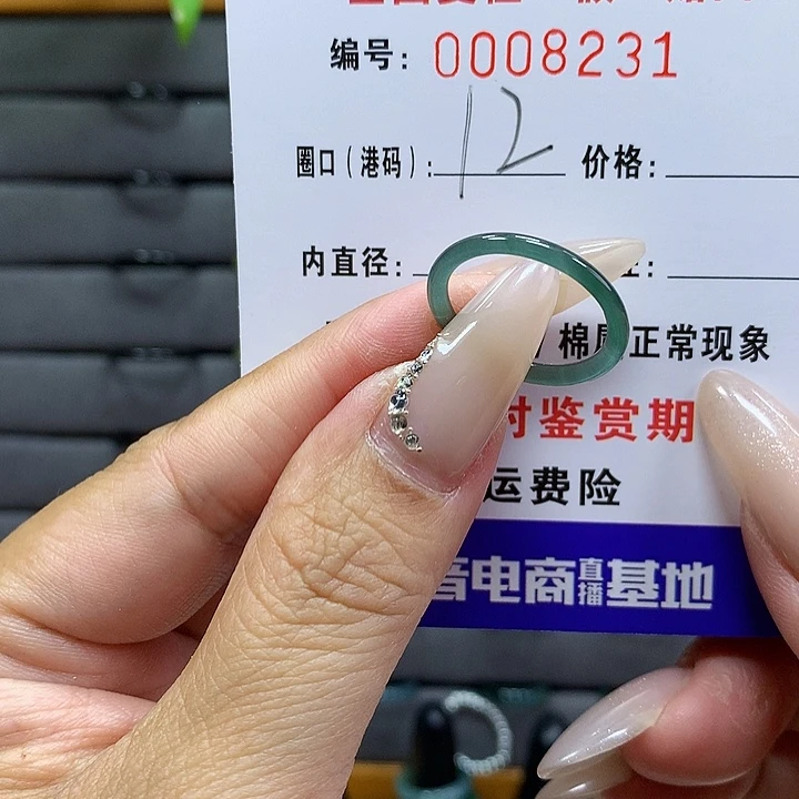 翡翠戒圈未镶嵌       8231