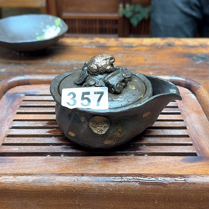 纯手工制作粗陶茶具