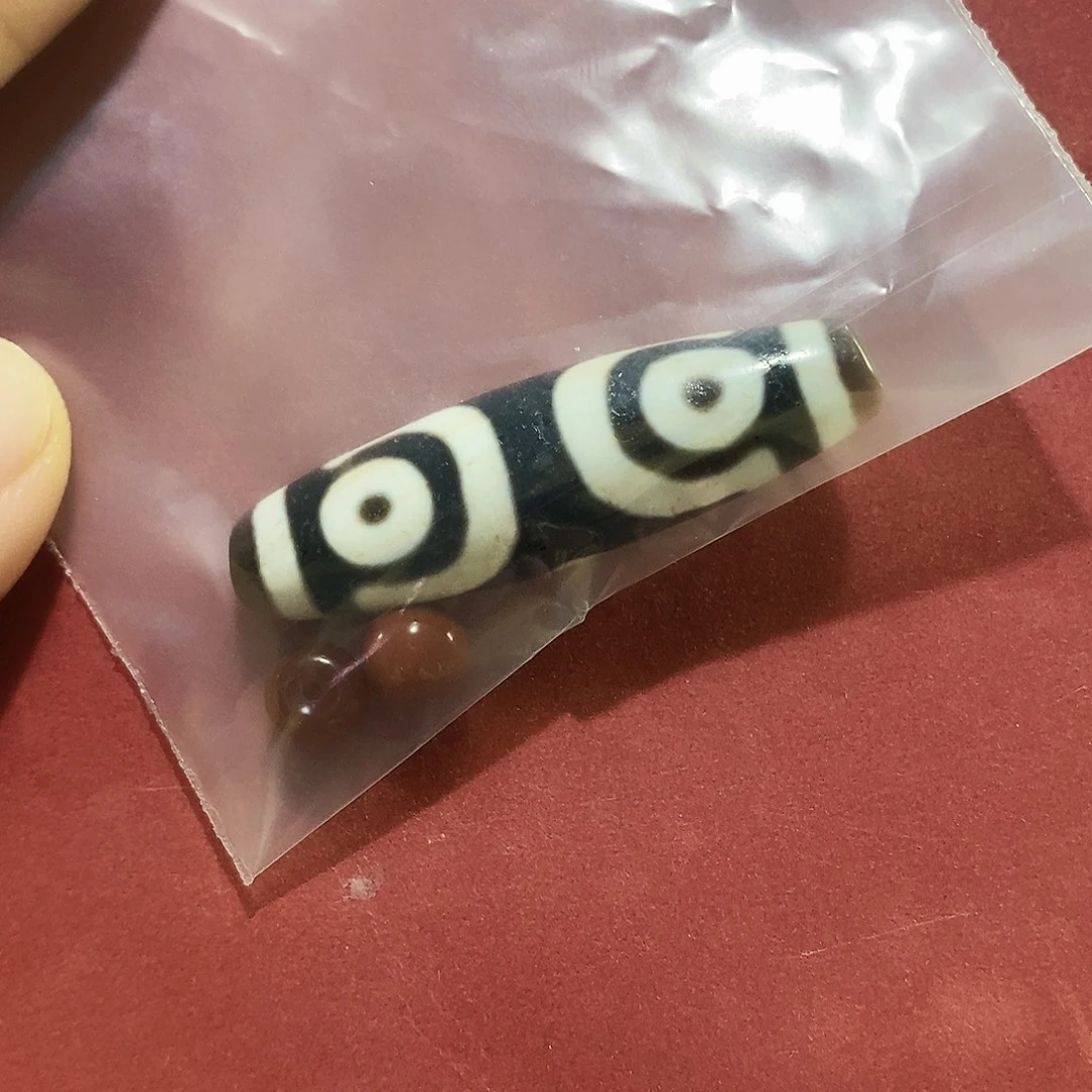 唯***鸦玛瑙/玉髓未镶嵌颈饰行运臻品顶料三眼