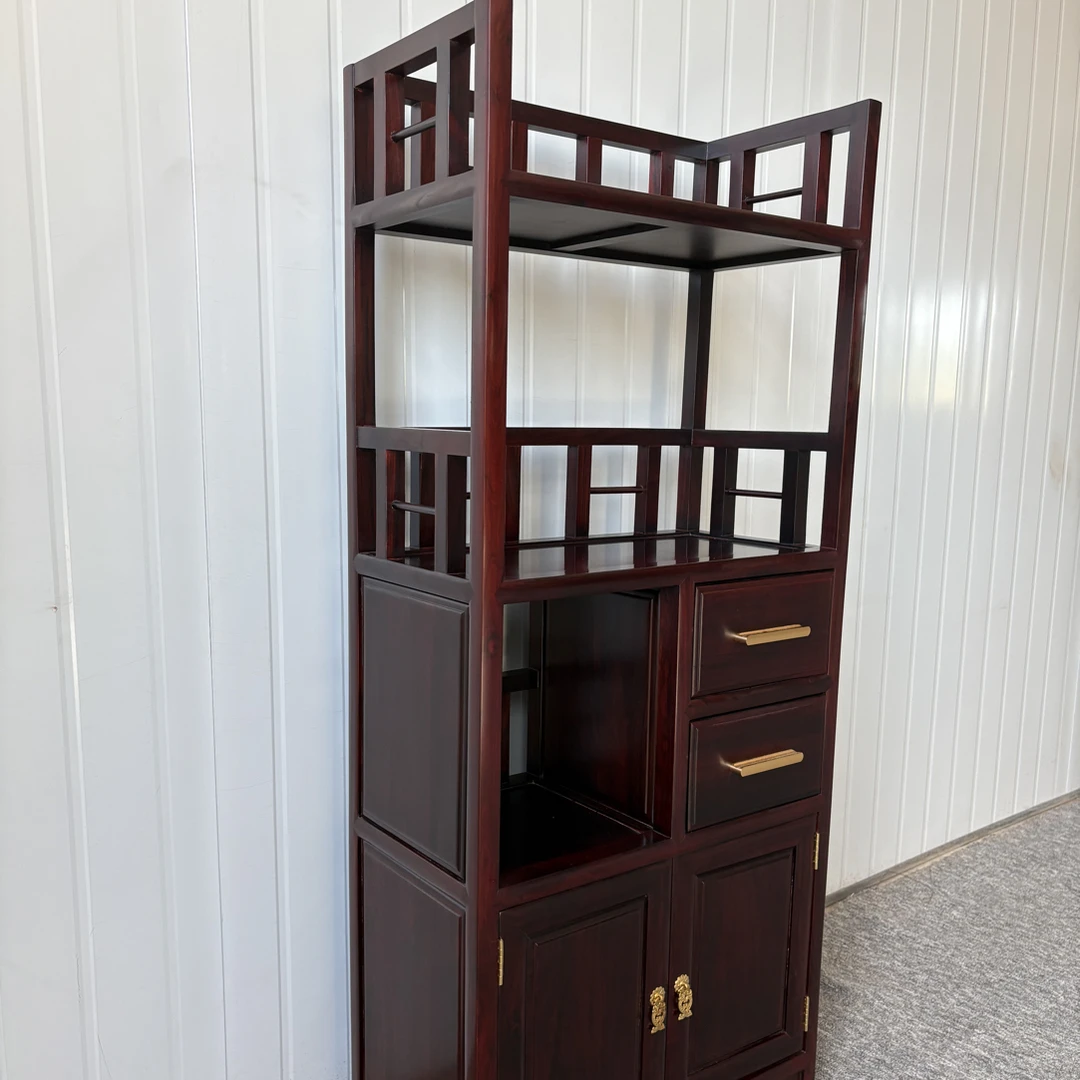 红木黑酸枝博古架置物架