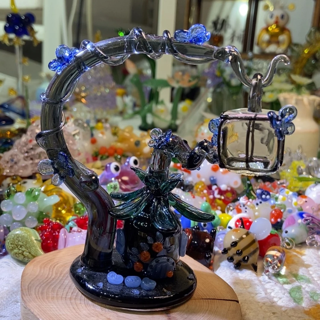 琉璃手工艺品暗黑一套