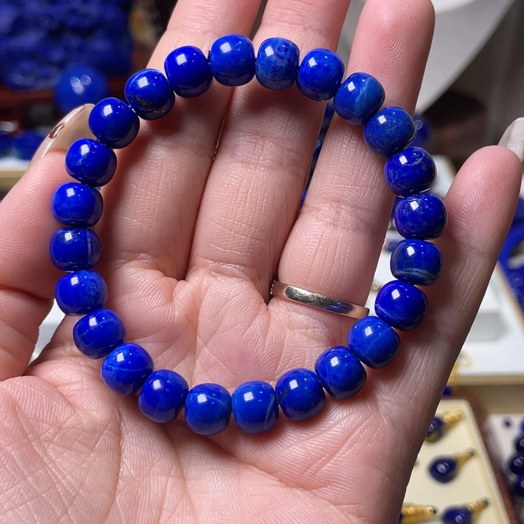 青金石未镶嵌9mm老型福利手串