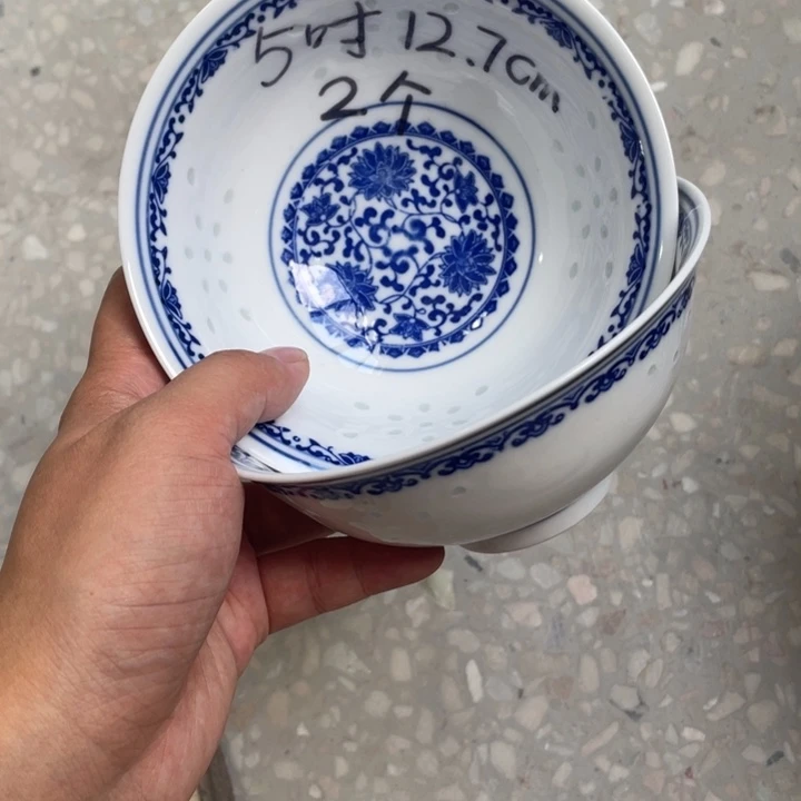 摆件景德镇高温细白瓷餐具