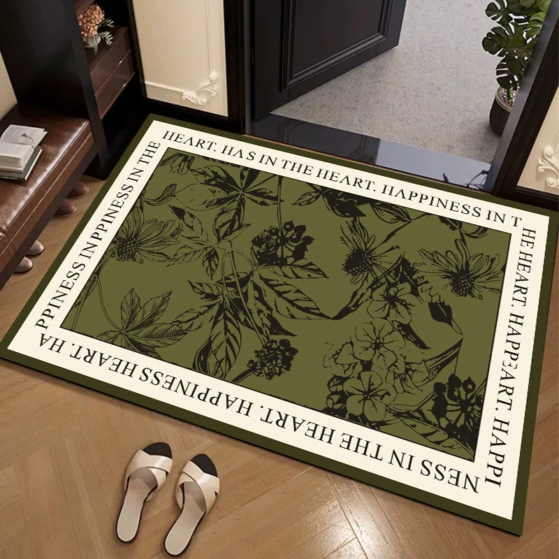 142【80*140】硅藻泥入户门地垫玄关脚垫进门耐脏垫子家用防滑垫