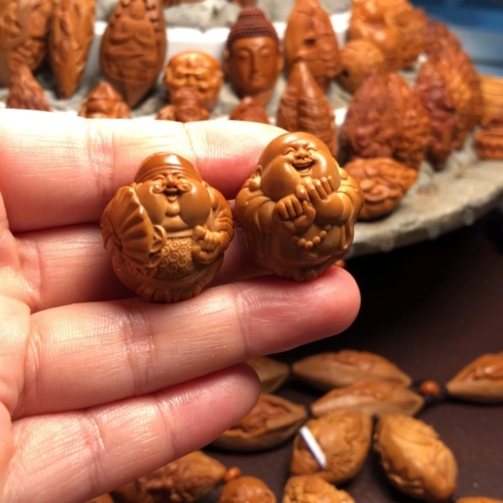 火***星吊坠橄榄核橄榄核雕刻手把件