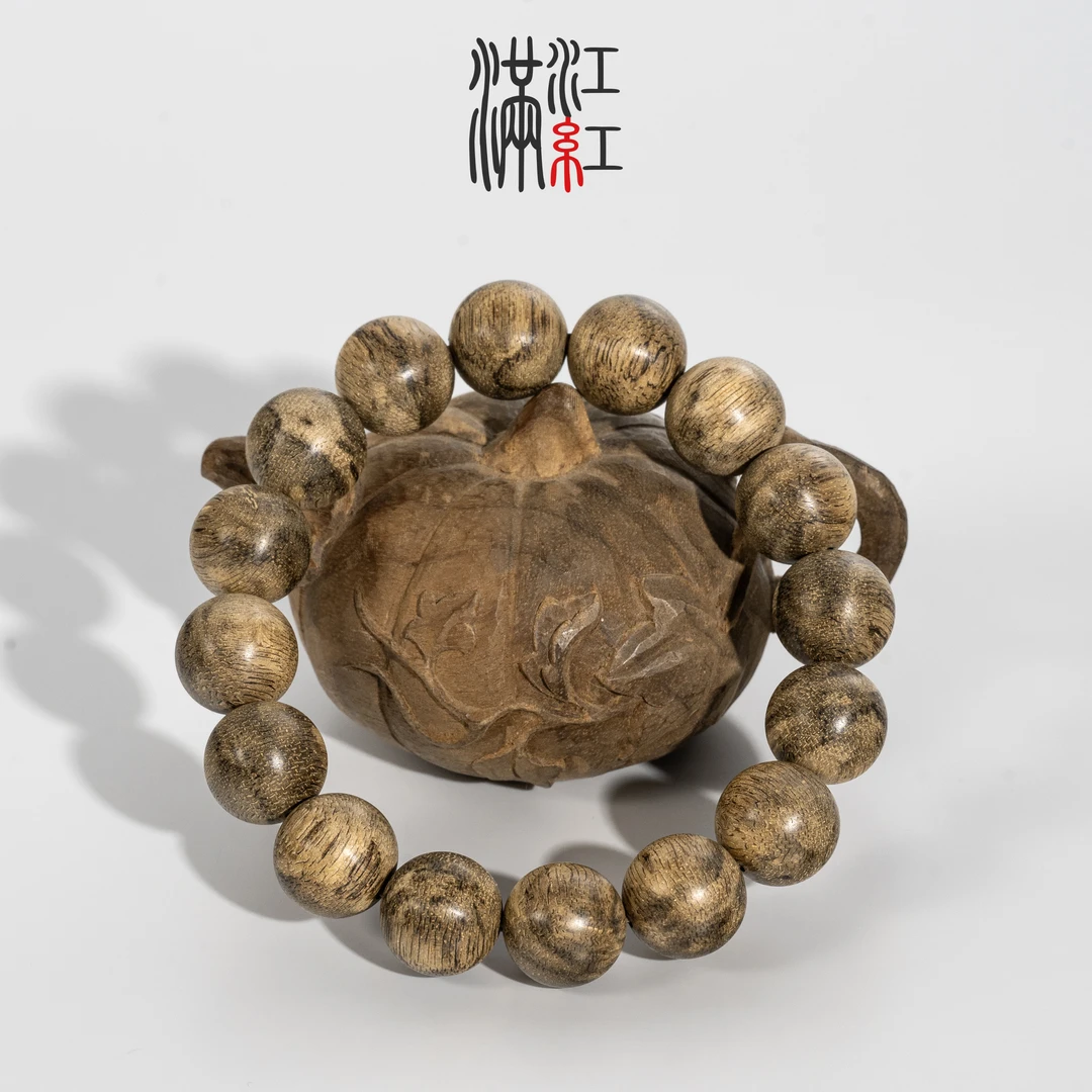 沉香菩萨棋沉香/圆珠1.3单圈/18g/天然沉香手串TB25