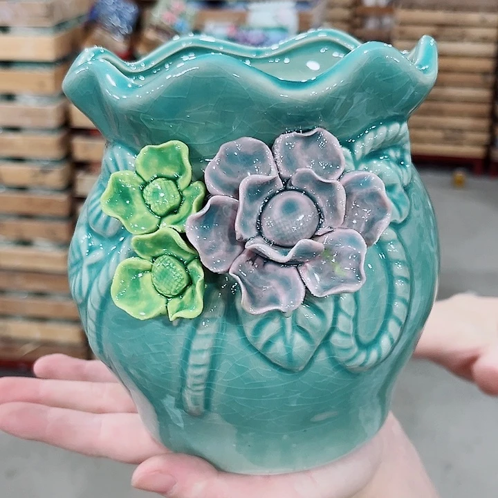 陶瓷陶瓷多肉植物花盆