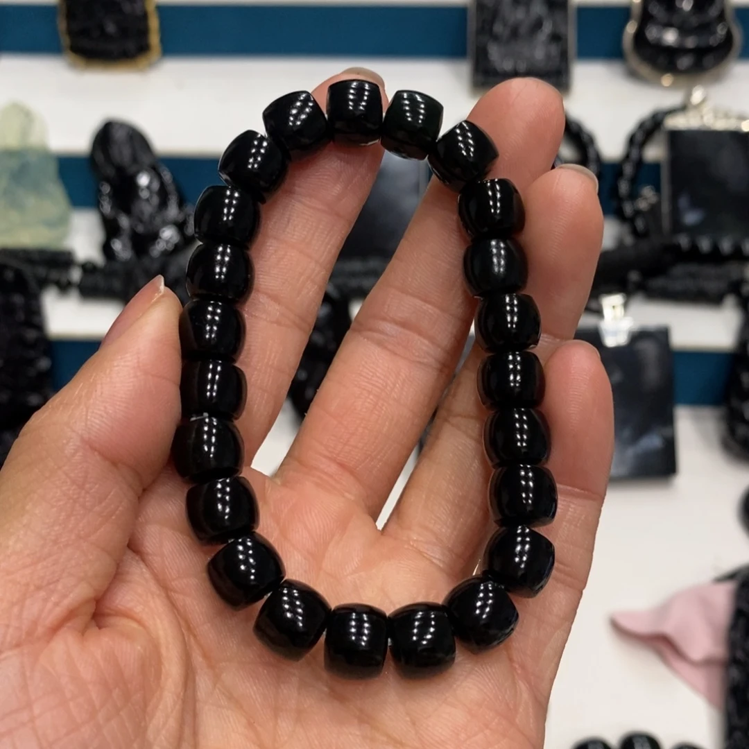 阿***牛蛇纹石玉未镶嵌手串