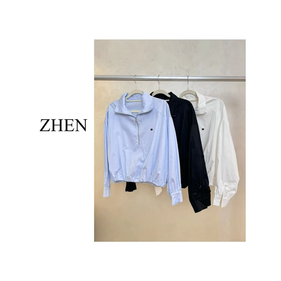 【ZHEN】25K01063 2025新款外套气质时尚百搭休闲设计师女款