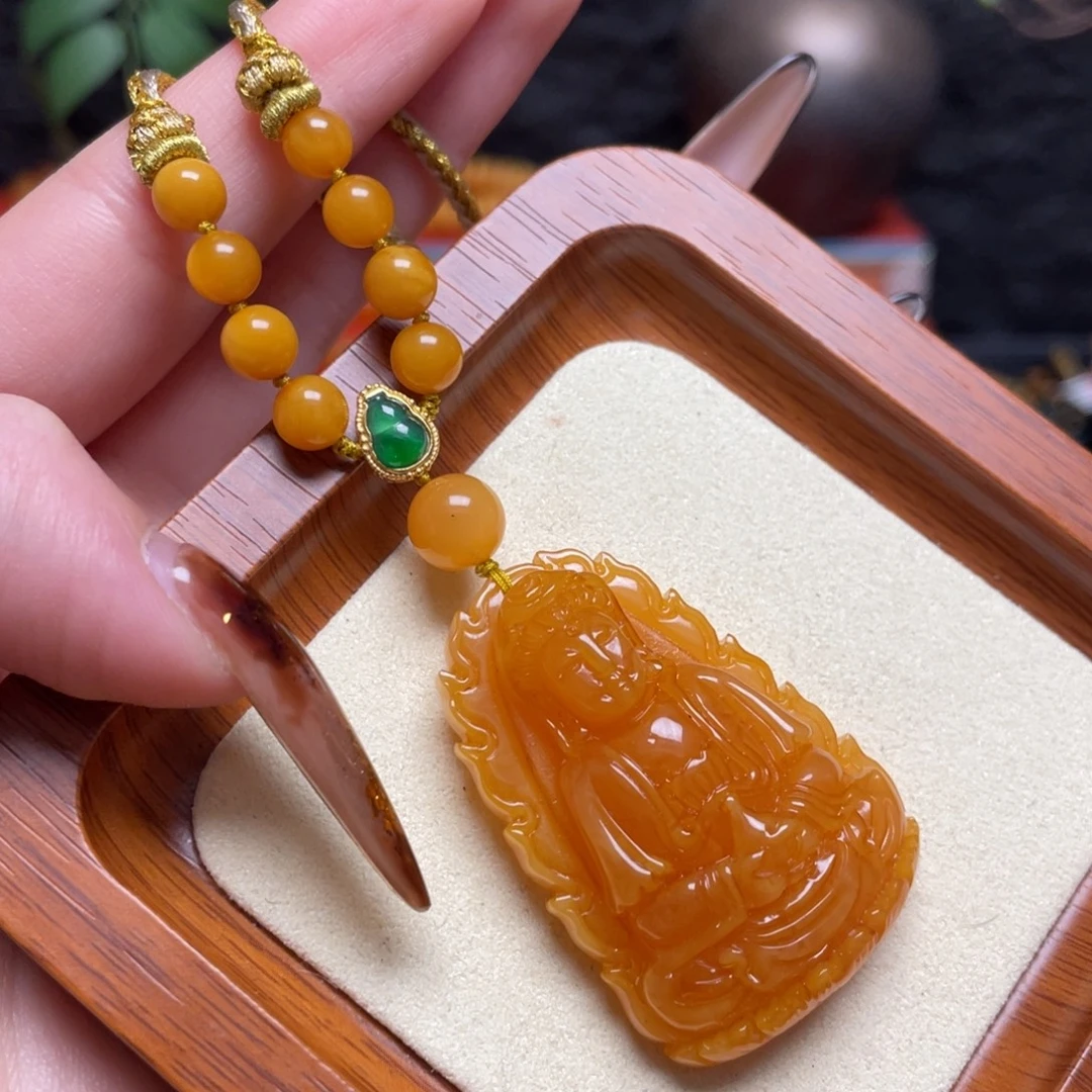 蜜蜡未镶嵌手链项链