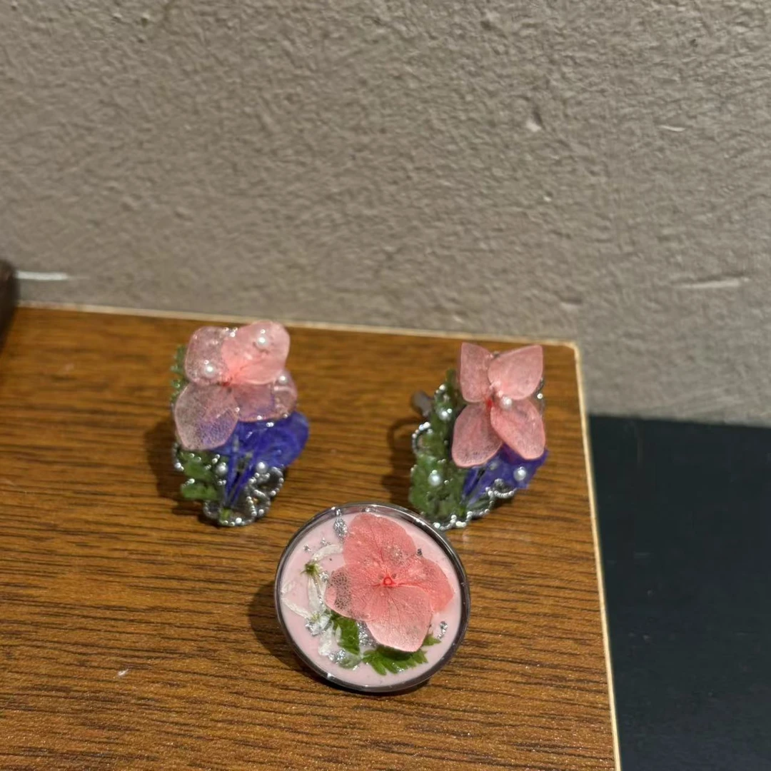 铜合金戒指 东大门干花戒指J245