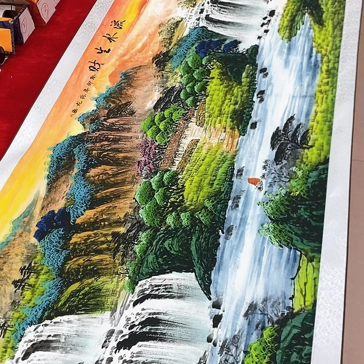 手工装裱书画作品