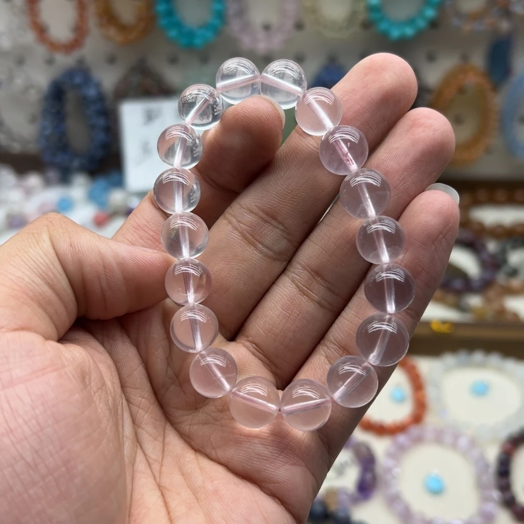 手链未镶嵌水晶11咪净体莫粉