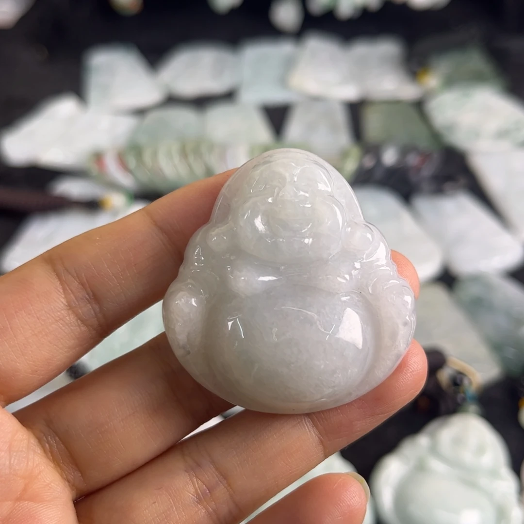 翡翠未镶嵌吊坠(不含链)瑕疵