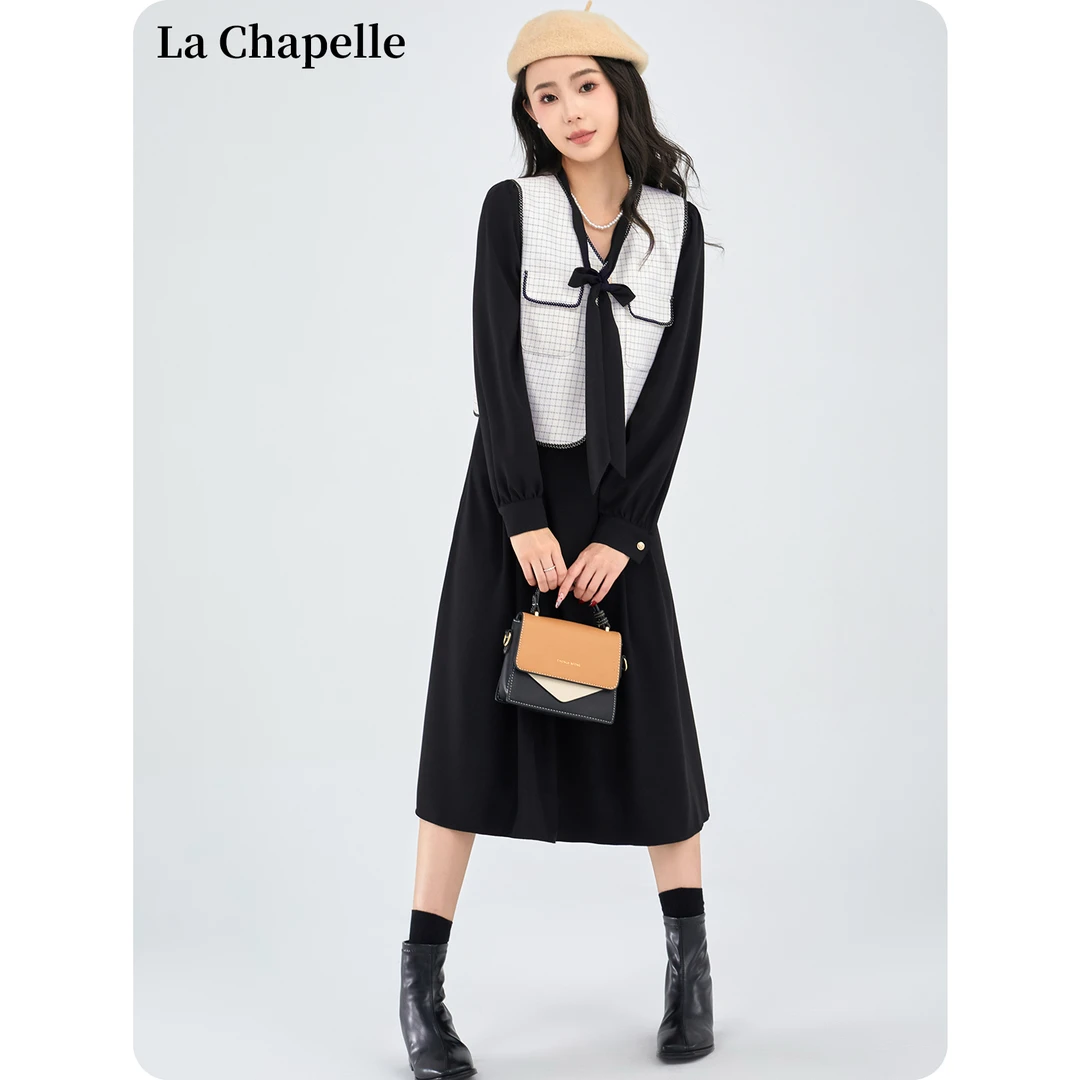 La Chapelle/拉夏贝尔2025法式春秋新款马甲显瘦气质街头风007M