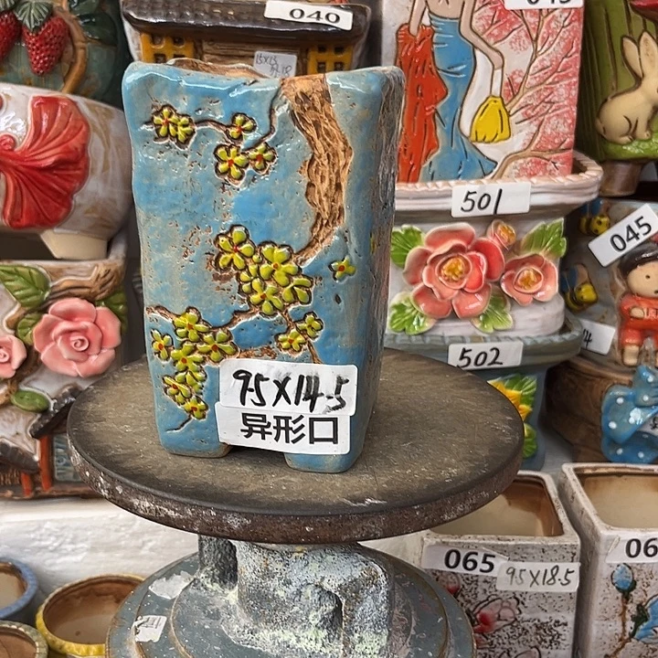 粗陶材质多肉花盆