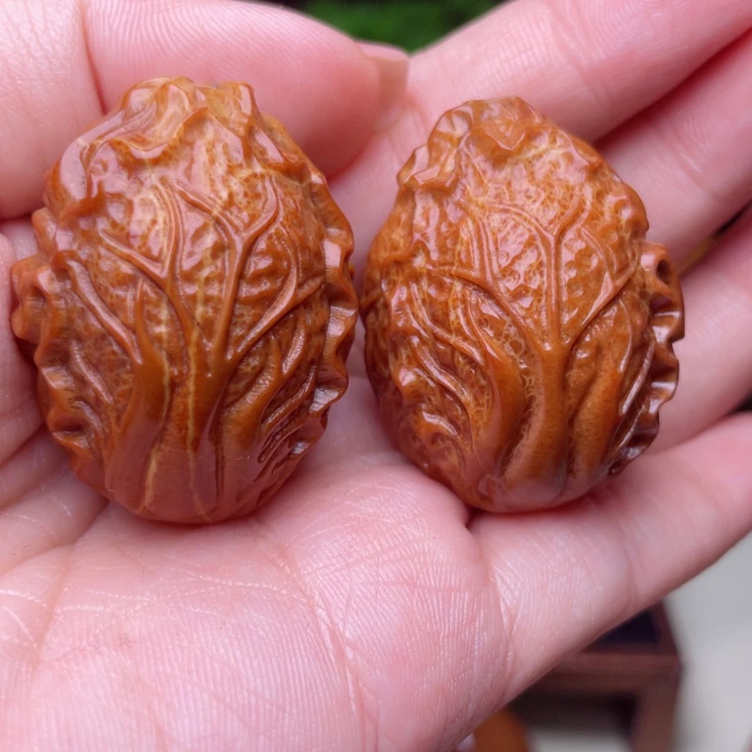 吊坠橄榄核白菜手球