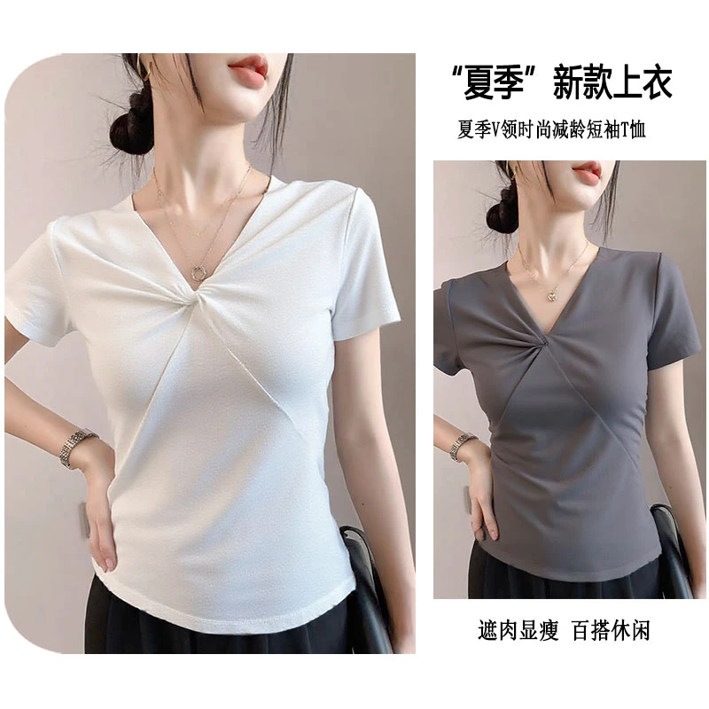 设计感百搭2025年新款春游出行法式洋气上衣