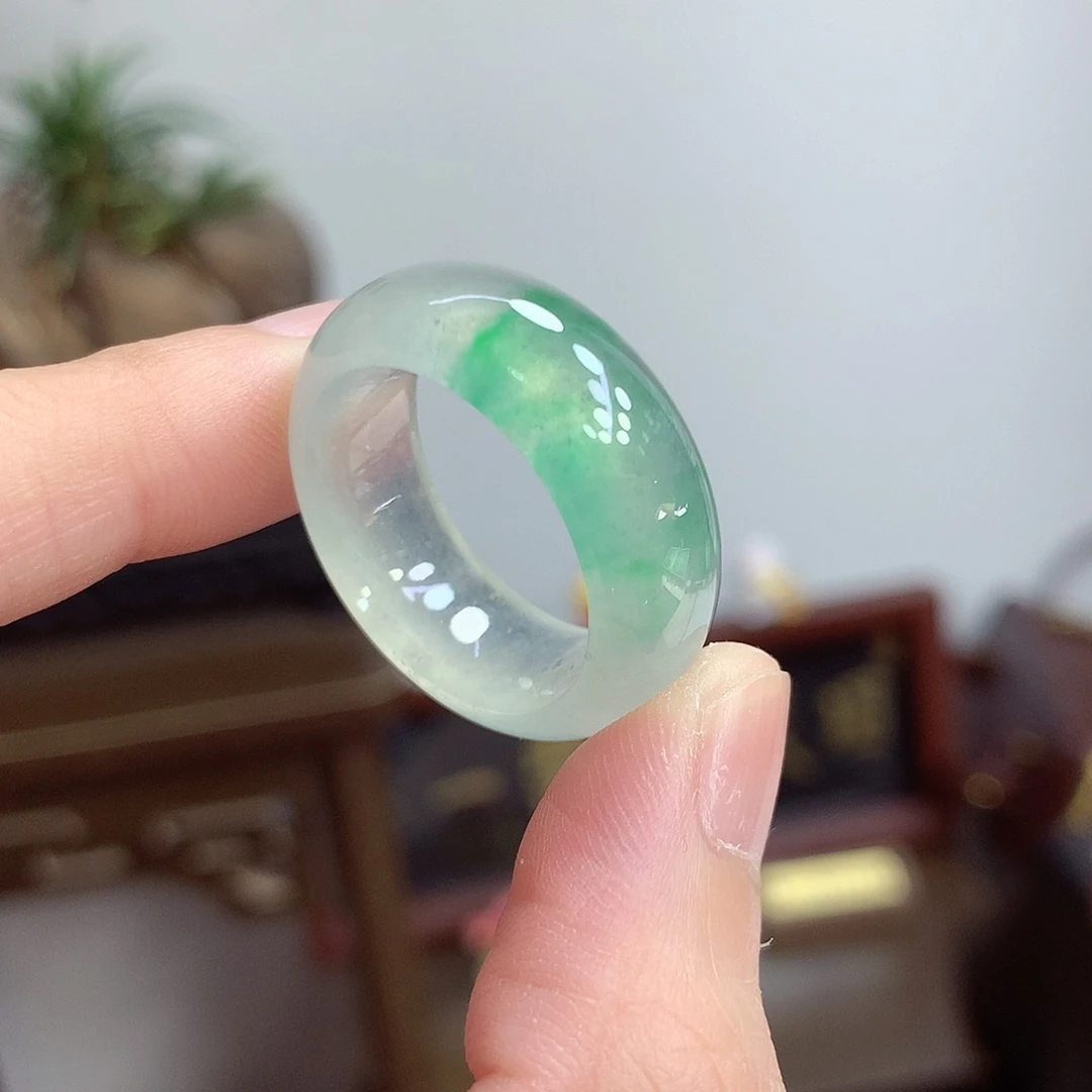 翡翠未镶嵌戒圈21-22号