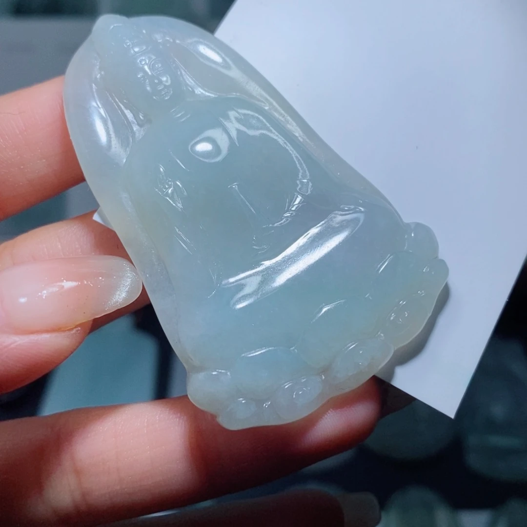 定制翡翠未镶嵌定制吊坠