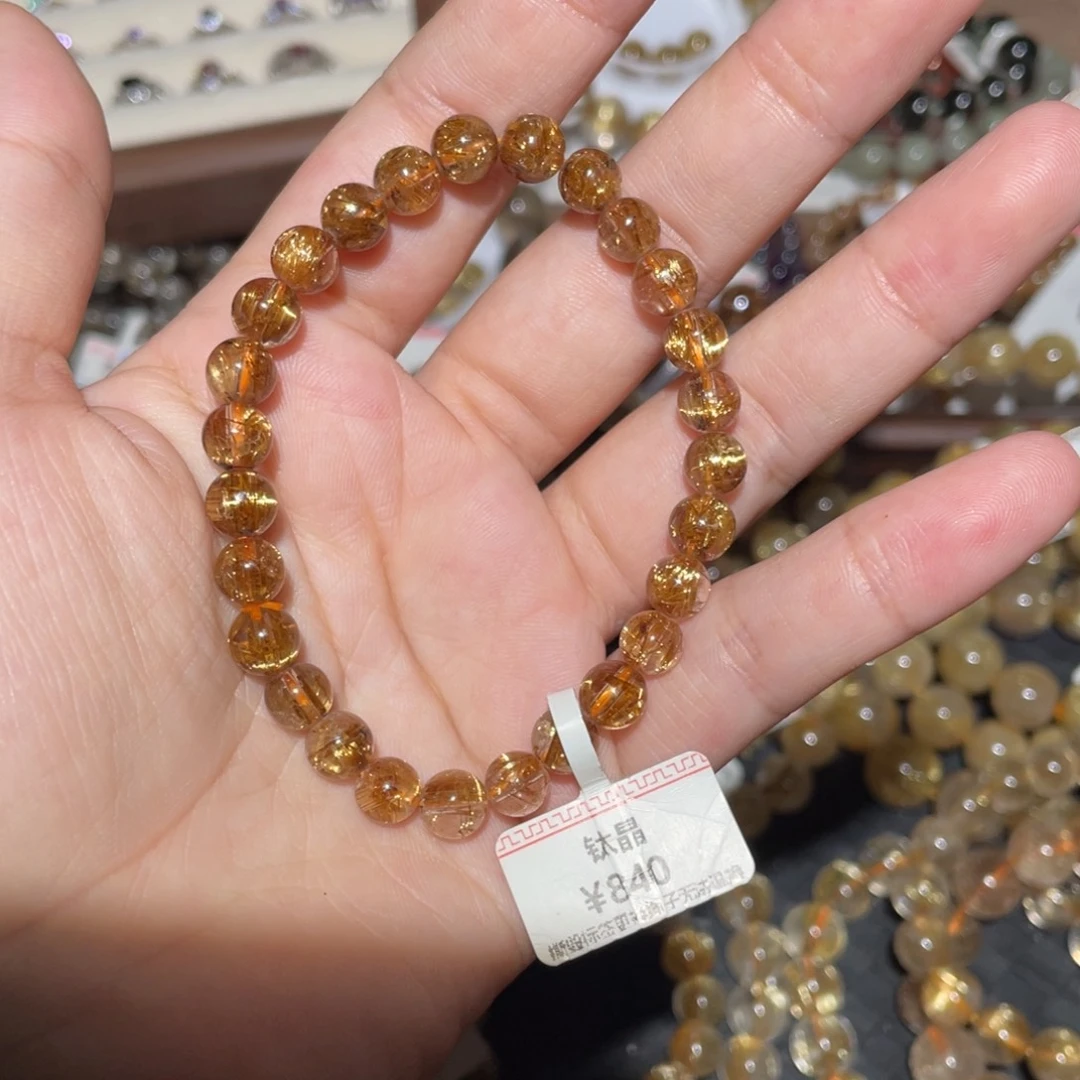 水晶未镶嵌手链手链