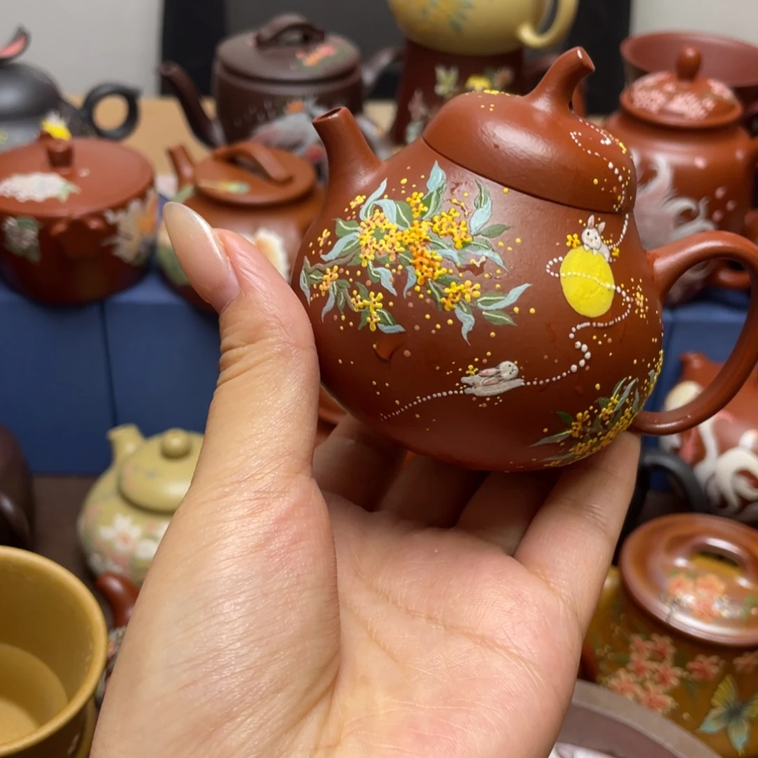 ❀***у茶杯紫砂紫砂主人杯160cc