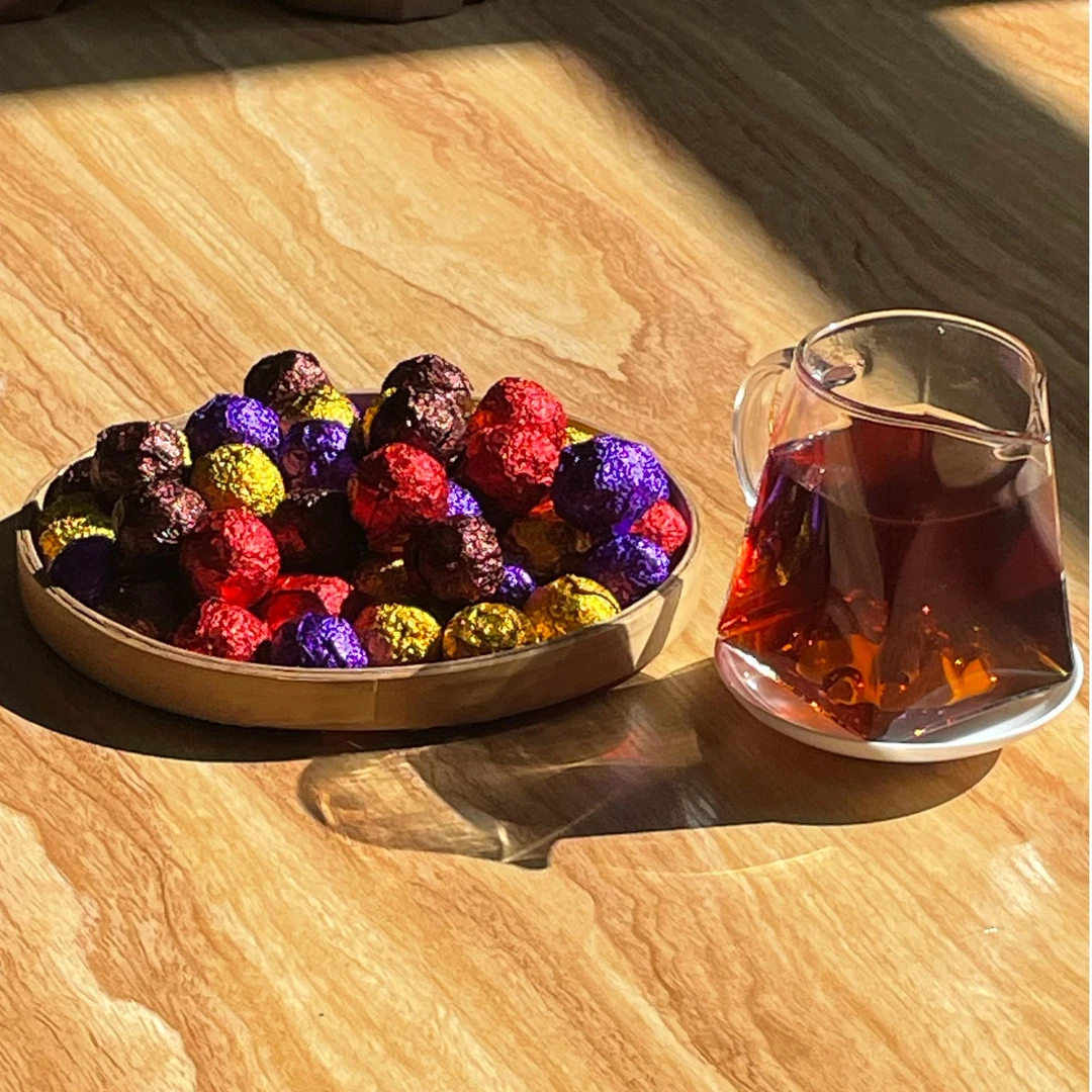 【茶姐严选】金针白莲熟茶龙珠 普洱熟茶 400g