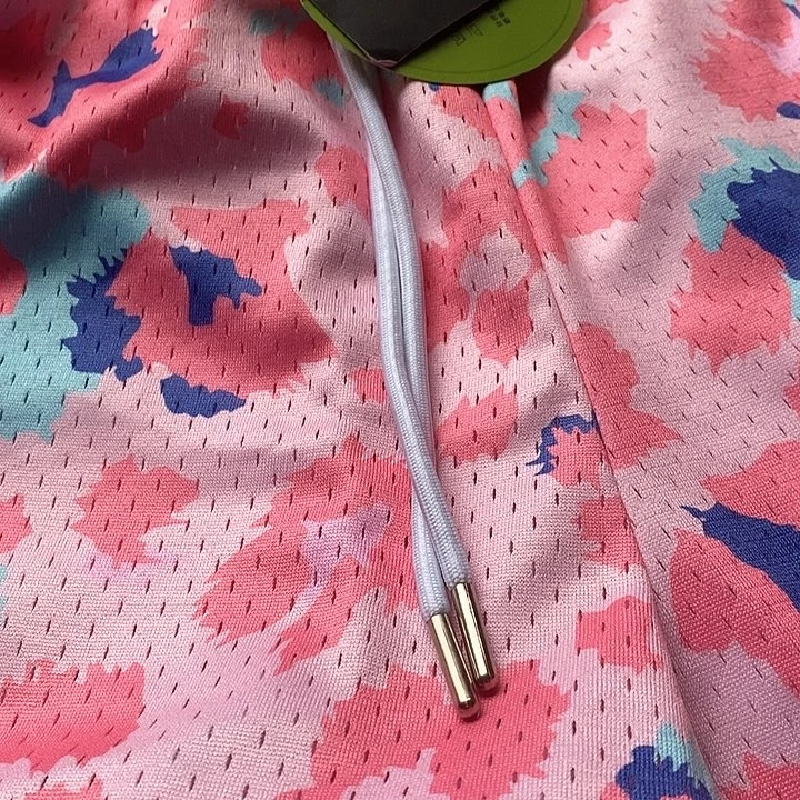 篮球网眼短裤粉红色L