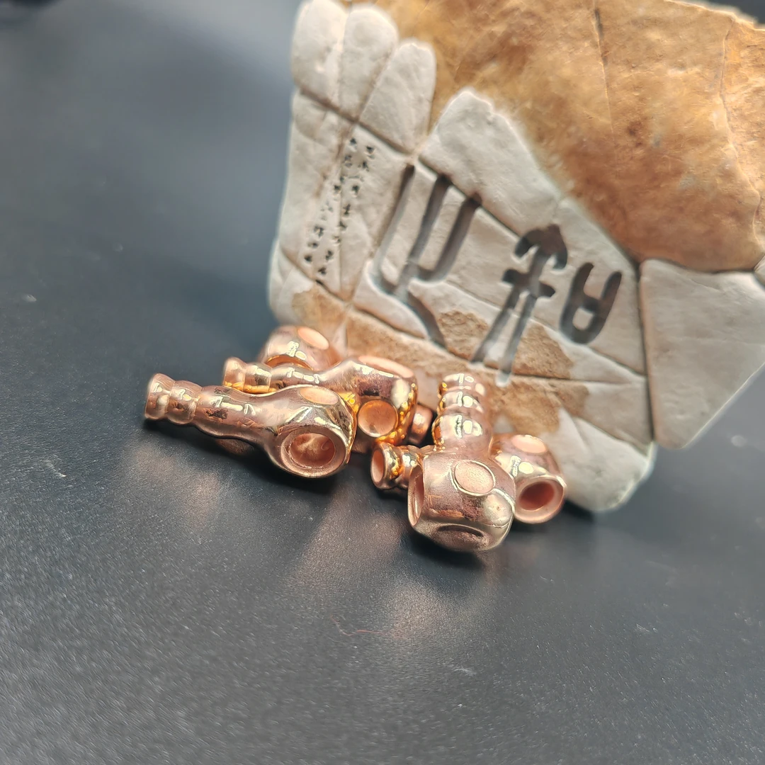 《小鱼文玩》精工保色三通一个12mm左右105