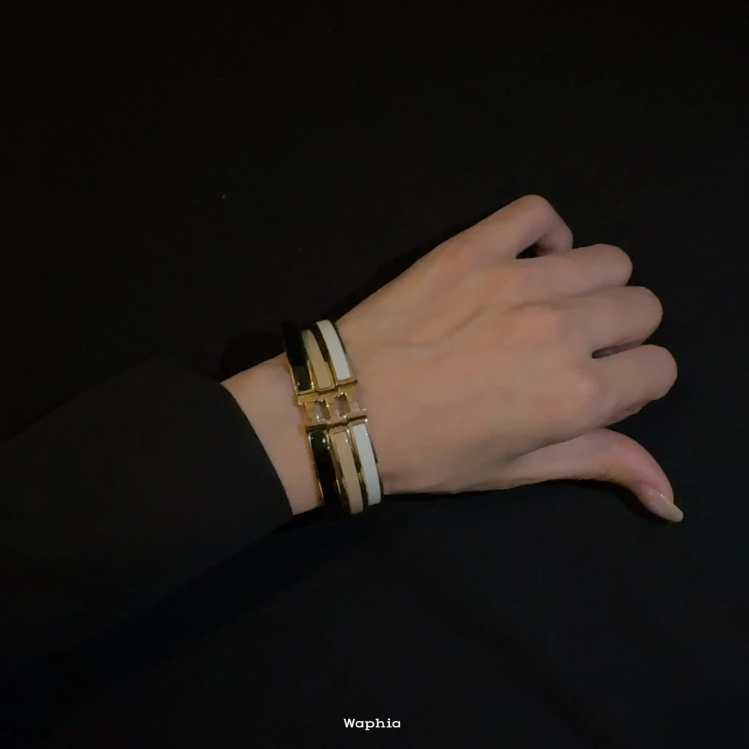 合金手镯 Waphia设计师款经典时尚百搭【H手镯】  HE001