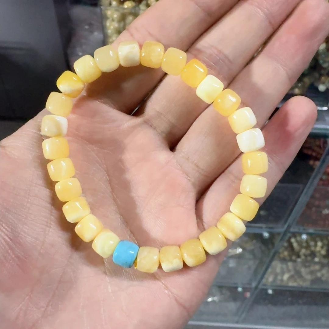 0531  黄龙玉/7-8mm手链手串