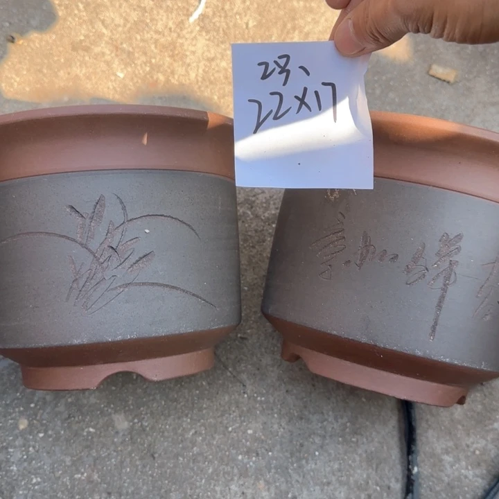 紫砂花盆特价清仓