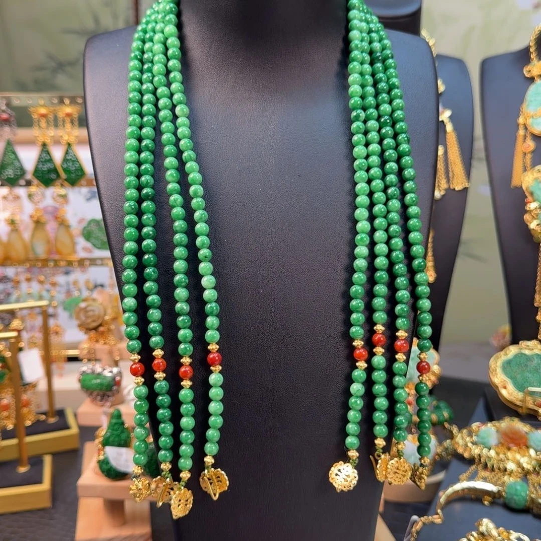 翡翠未镶嵌颈饰福利万能链6mm