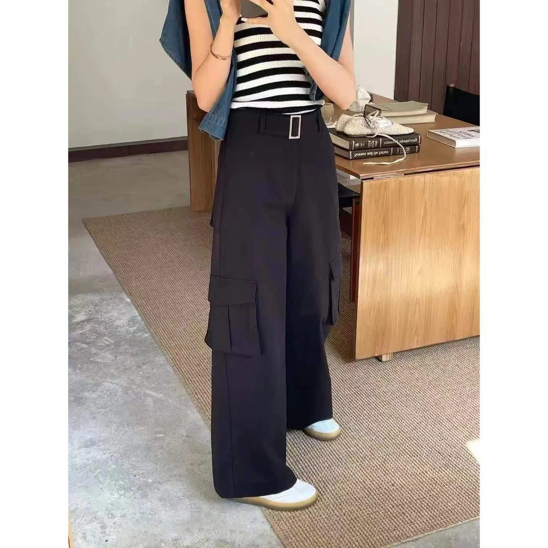 【仙仙推荐】WUZHINVHAI设计感休闲工装裤85300