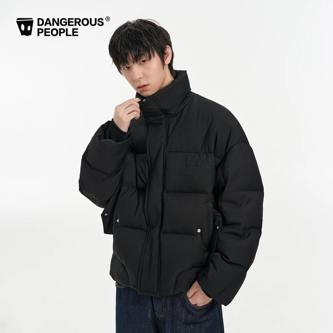 Dangerouspeople薛之谦dsp小眼睛立领羽绒服冬季宽松百搭保暖外套